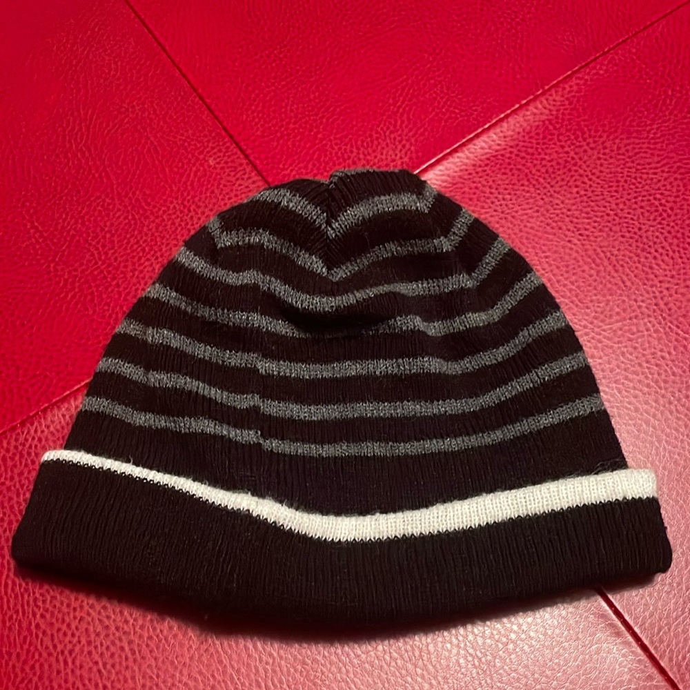 Unbranded Striped Cuff Beanie